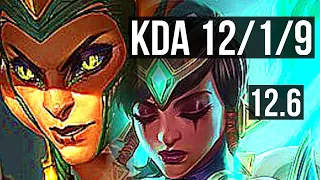 CASSIOPEIA vs KARMA (MID) | 12/1/9, 2.0M mastery, Legendary, 300+ games | NA Diamond | 12.6