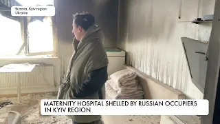 Maternity hospital in Kyiv region after shelling by Russian occupiers. How does it look like now?
