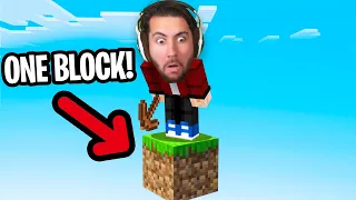 I Survived In Skyblock For 7 Days (Full Movie)