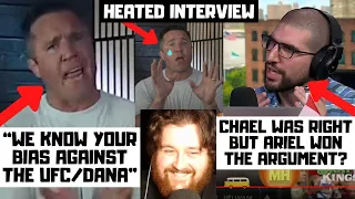 My Reaction To The Ariel Helwani vs Chael Sonnen HEATED Interview! Chael Was Right But Ariel Won?