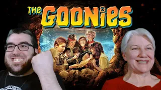 My Mom Watches THE GOONIES (1985) | Movie Reaction | First Time Watching