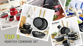 Top 5 Best Cookware Sets for Induction Cooktop | Granite Nonstick Cookware Set In 2024