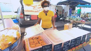 Les gourmandises locales au marché du Moule en Guadeloupe