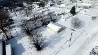 Bowling Green 2016 Big Snow Drone Footage