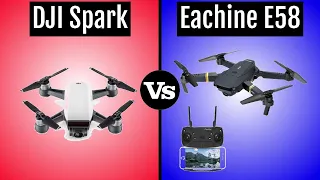 DJI Spark vs Eachine E58