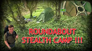 ROUNDABOUT STEALTH CAMP NEXT TO A46 !!!