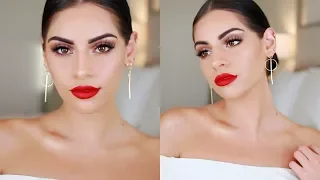 THE PERFECT VALENTINES DAY MAKEUP♡ RED LIP TUTORIAL