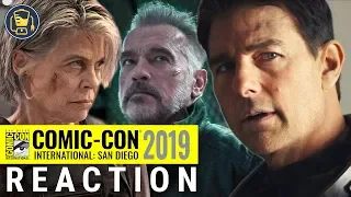 Tom Cruise, Top Gun: Maverick Trailer & Terminator: Dark Fate Reaction | SDCC 19 Paramount Panel