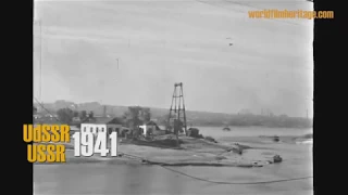Днепропетровск, 1941 год.  Редкая немецкая кинохроника