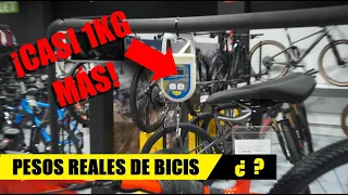 PESOS REALES DE 10 BICIS SUPER VENTAS