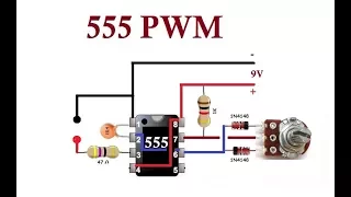 555  PWM. Simple Circuits.
