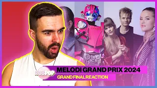 Melodi Grand Prix 2024 | THE FINAL | Reaction (with Gåte - Ulveham)