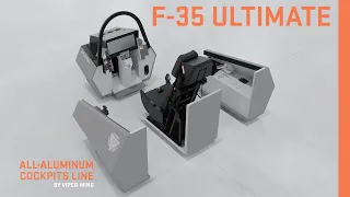 F-35 cockpit simulator: 360 degree view - modular, all-aluminum Ultimate Line / updated video