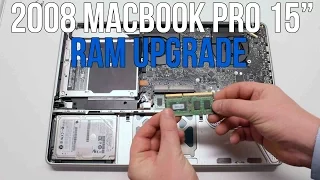 2008 Macbook Pro 15" A1286 RAM Upgrade