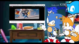 W!Classic Sonic and Prower Tails reaction Sonic the Hedgehog Trailer #1 (2019) | Movieclips Trailers