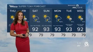 WPTV First Alert Weather forecast, morning of Aug. 3, 2023