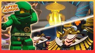 Dragon Siege: Imperium Palace Battle 💥 LEGO Ninjago: Dragons Rising | Netflix After School