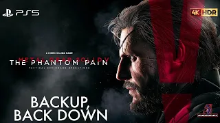 METAL GEAR SOLID V: THE PHANTOM PAIN | BACKUP, BACK DOWN | S-RANK | NO COMMENTARY | PS5 4K HDR