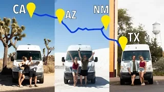4 states in 24 hrs | INSANE van life road trip