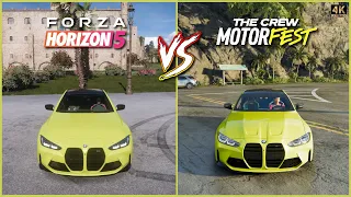 Forza Horizon 5 Vs The Crew Motorfest 2021 BMW M4 COMPETITION COUPE ❤️