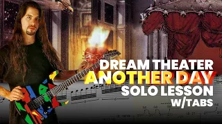 Dream Theater - Another Day Solo Lesson with Tabs