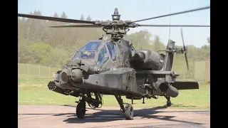 AH-64 Apache and CH-47 Chinook helicopters Formation Flight Training