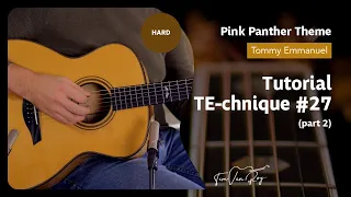 Pink Panther (Henry Mancini, arr. Tommy Emmanuel) - Tutorial (Part 2)