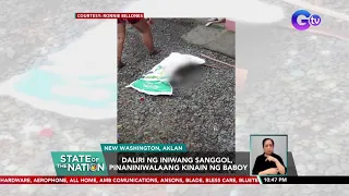 Daliri ng iniwang sanggol, pinaniniwalaang kinain ng baboy | SONA