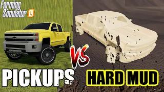 PICKUPS GO EXTREME HARD MUDDING !!! WHICH PICKUP IS BETTER ?!? FARMING SIMULATOR 19