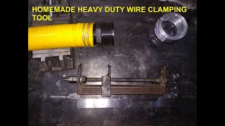 Home Made Wire Binder / hose clamp Tool (Heavy duty)