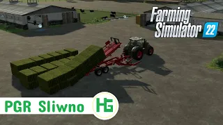 Collecting Hay Bales FS22 Timelapse PGR Sliwno #67