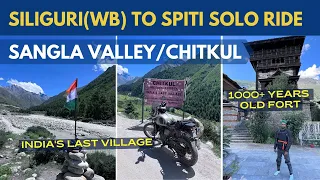 SOLO RIDE TO CHITKUL | SANGLA FORT #travel #vlog #himachal