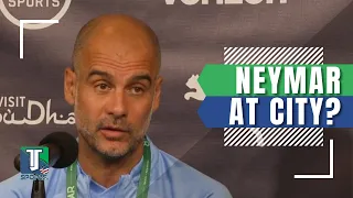 Pep Guardiola ANSWERS the question if Man City is SIGNING Neymar from PSG