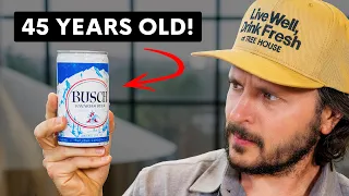 Drinking a 45 Year Old Can of Busch Beer - Is it awful?