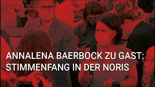 Der Wahlkampf spitzt sich zu: Annalena Baerbock zu Gast in Nürnberg