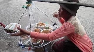 Khmer Street Food at Sihanoukville Beach in Cambodia