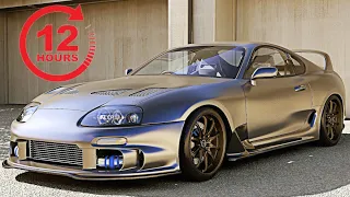 BEST 12 HOUR Toyota Supra 2JZ-GTE Turbo 2 step, rev, idle, loud! Relaxation, white noise, asmr JDM