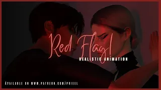 Realistic animation pack FREE (Sims 4) Red flag