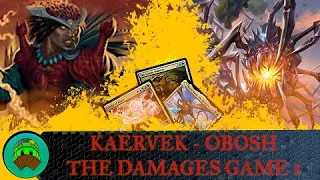 EDH MTGO Kaervek and Obosh versus Child of Alara / The Gitrog Monster / Nicol Bolas, the Ravager