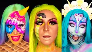 TikTok Emoji Makeup Challenge | Makeup Inspired By Emojis Tiktok Trend 2