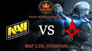 Финал | NaVi vs Astralis Map 2.de_overpass | FACEIT Major London 2018