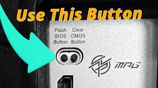 MSI Bios Flash Button, How To Flash Bios