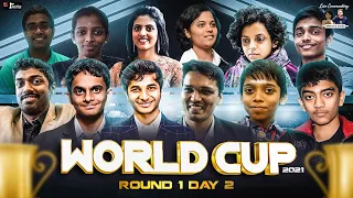 FIDE World Cup 2021 Round 1.2 | Live Commentary by Sagar and Amruta