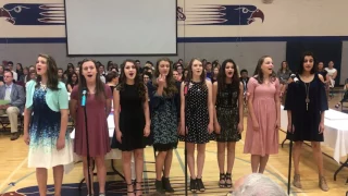 My Isabella's eighth grade graduation performance of "The Climb" with her friends… Awesome ending!