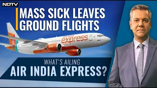 Air India Express News Today | Mass Sick Leaves Grounds Air India Express Flights