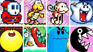 Yoshi's Island DS - All Enemies (Museum)