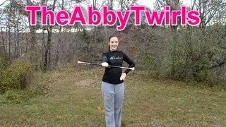 Horizontal - Novice Baton Twirling - How to Twirl a Baton - TheAbbyTwirls