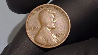 1924 LINCOLN CENT COIN || AMERICA #history #kacoin #numismatics #trending #viral #americancoin#coin