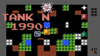 Tank 1990 (FC · Famicom / NES) unlicensed Mod | 1-loop "Tank N" (setting 15-28) session for 1 Player