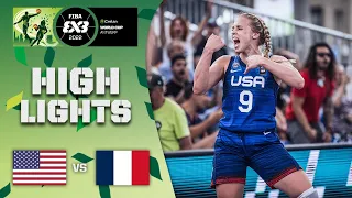 France v USA | Women | Highlights | Crelan FIBA 3x3 World Cup 2022